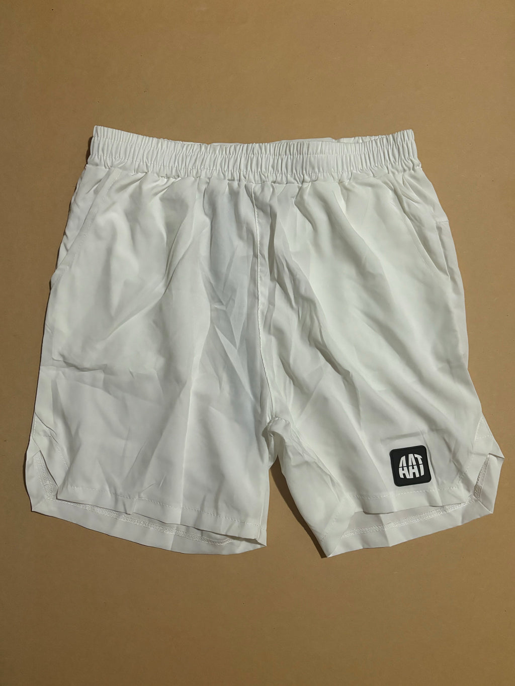 White Activewear Shorts
