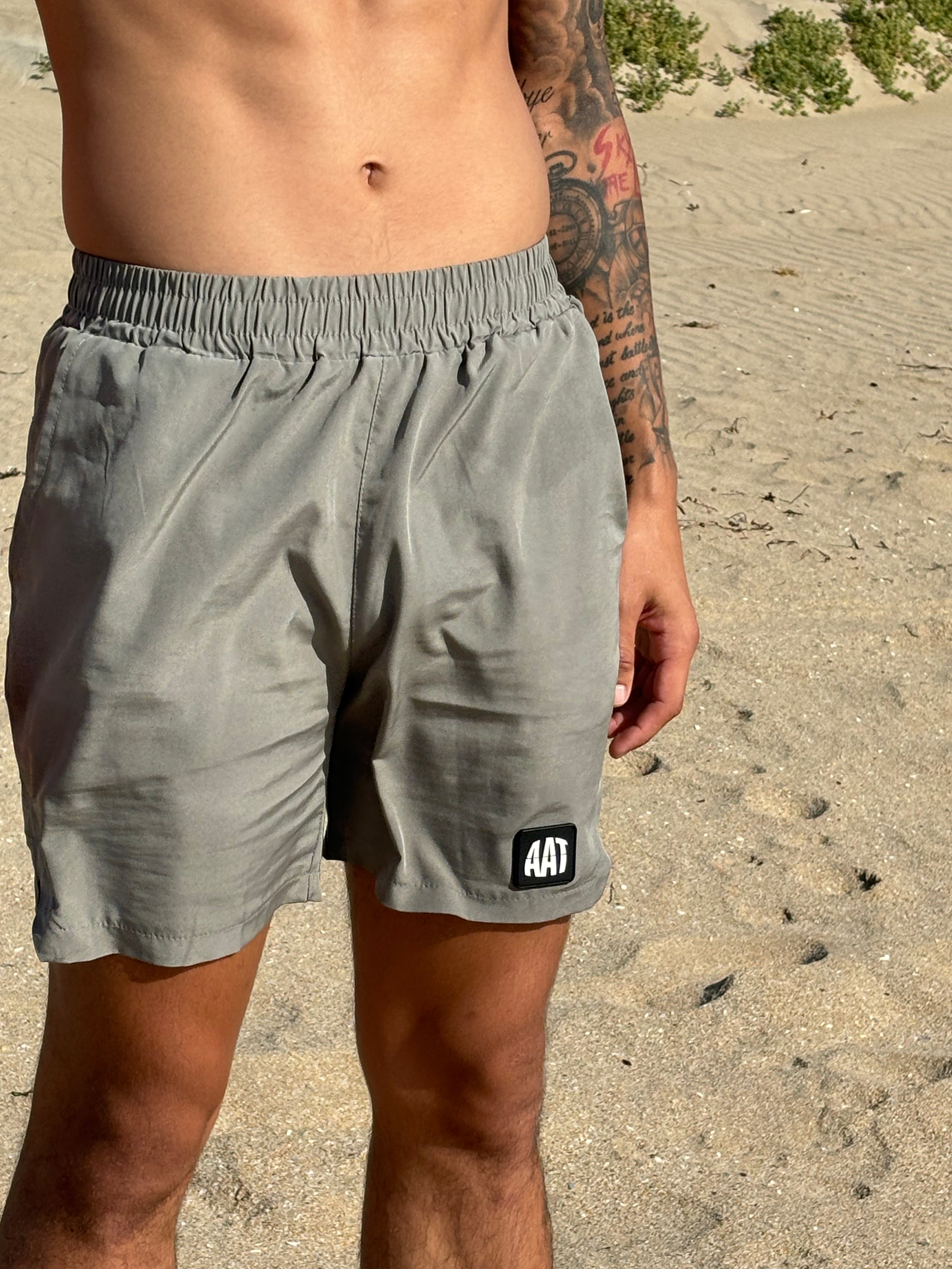 Grey Activewear Shorts