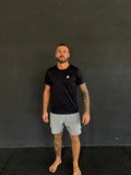 AtAllTimes Compression T-Shirt - front view dark gym